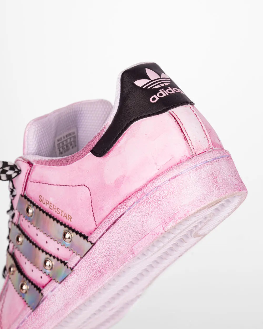 Adidas Superstar Custom Tinta Pink Chunky tacco