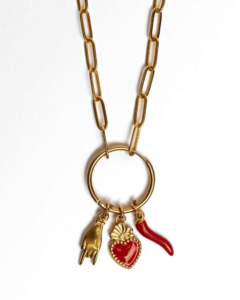 NECKLACE - LUCKY CHARMS GOLD