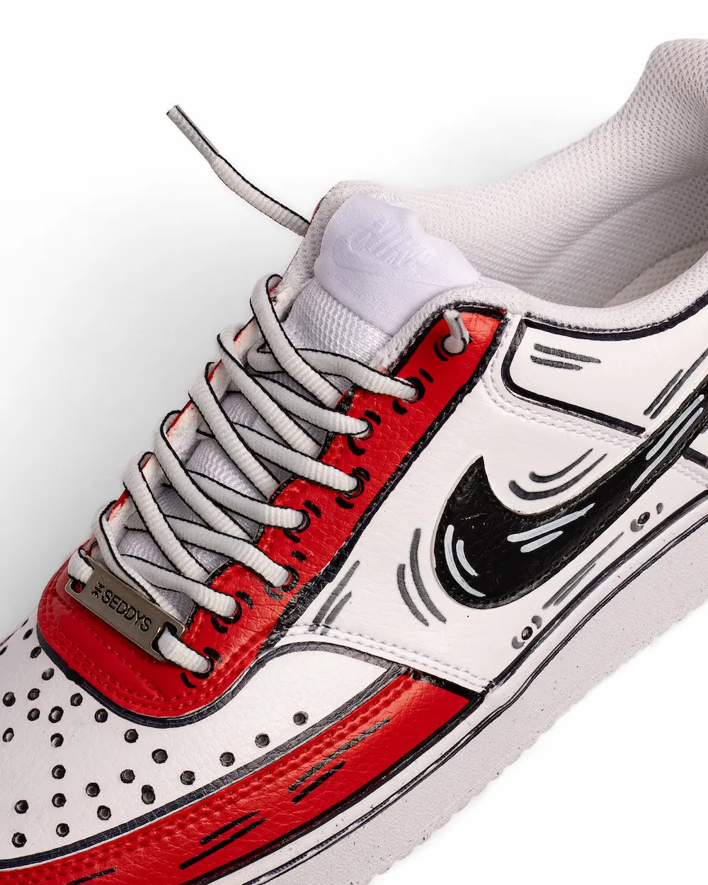 Nike Court Vision Comics Red Black