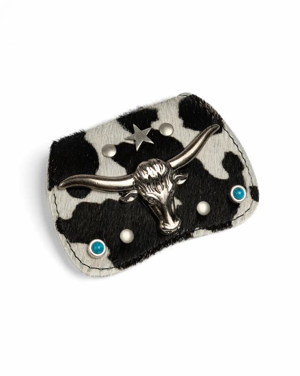 Leather Tongue - Cow Print