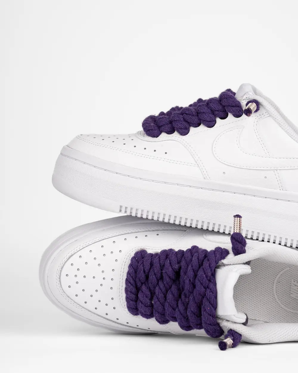 Nike Court Vision Platform con lacci in corda Purple