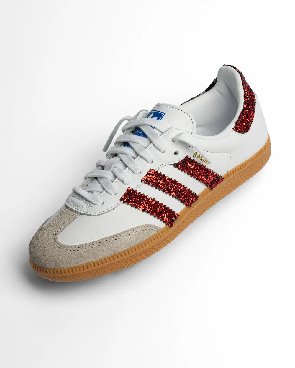 Adidas with glitter stripes best sale