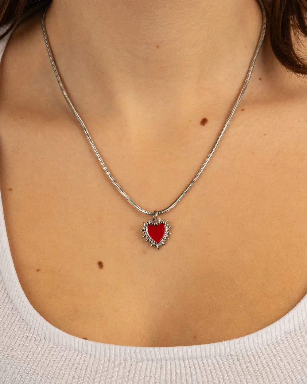 Collana Spiked heart